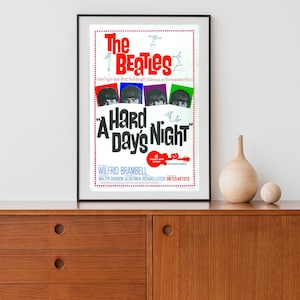 A Hard Days Night Musical Poster Wall Art / Wall Decor / Poster Print