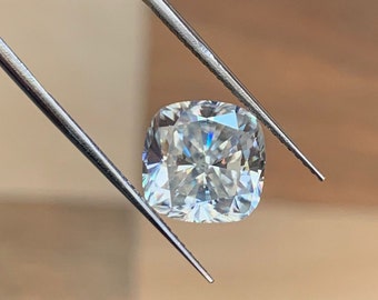 4.30 Carat White FG Cushion Cut Loose Moissanite Stone