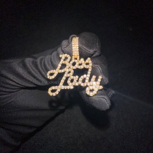 Gold Plated Custom Full Ice Out Hip Hop Pendant/Custom Letter Iced Out Pendant, Moissanite Custom Pendant.