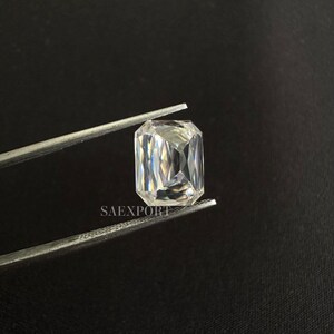 5 To 15 Carat White Color Criss Cut Handmade Loose Moissanite For Making Jewelry.