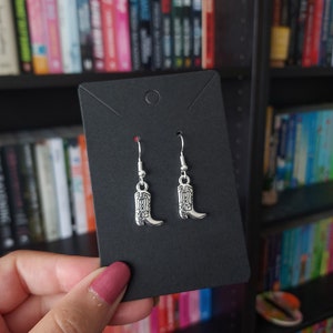 Handgemaakte zilveren cowboylaarzen oorbellen |, cowboylaarzen sieraden, cowboylaarzen, sieraden, handgemaakt cadeau, Bristol, verjaardag, voor haar, cadeaus voor vrienden
