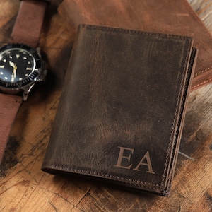 Christmas Gift For Him, Engraved Wallet, Mens Wallet, Personalized Wallet, Leather Wallet, Custom Wallet, Boyfriend Gift, Gift for Dad