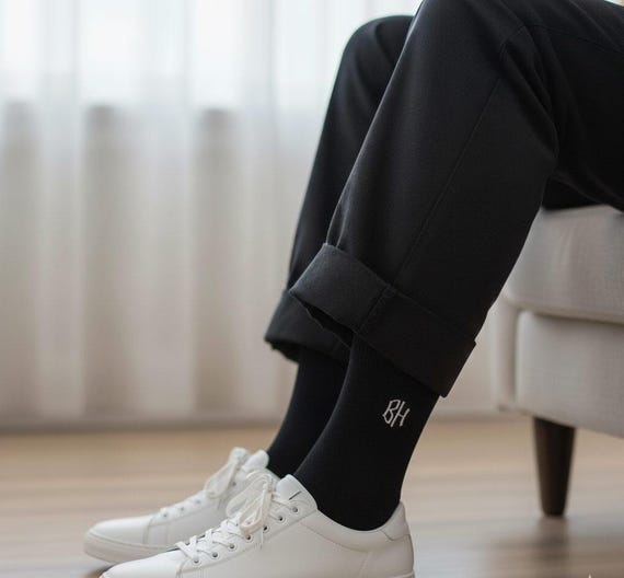 Personalized Bamboo Dress Socks for Men Monogrammed Initials, Groomsmen Wedding Gift, Custom Logo Socks - Etsy Personalized Bamboo Dress Socks for Men Monogrammed Initials, Groomsmen Wedding Gift, Custom Logo Socks - Etsy