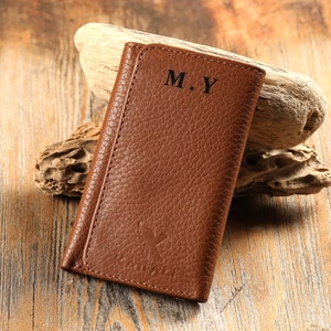 Schlüsselanhänger-Geldbörse, Geldbörse-Schlüsselanhänger, Front-Pocket-Geldbörse, Schlüsselhalter, Schlüssel-Organizer-Etui mit 6 Haken, Sch