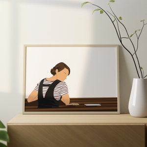 Fleabag Illustration Art Print: Phoebe Waller-Bridge Fan Gift (Digital Download)