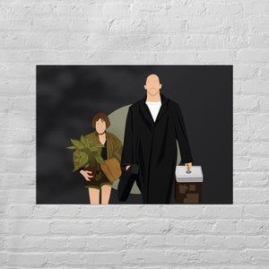 Leon Movie Illustration, Léon: The Professional Wall Art, Leon Movie Poster, Original Digital Illustration, DIGITAL DOWNLOAD