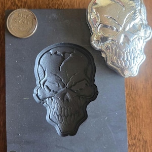 Premium Photo | 3d Illustration Skull Graphite Artwork Design
