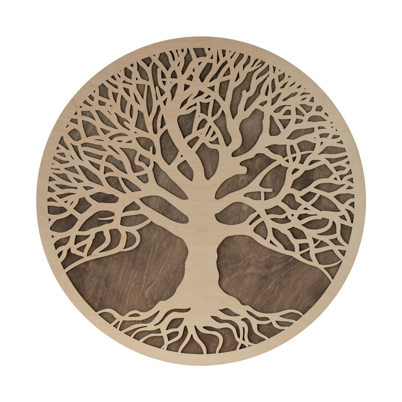 TREE OF LIFE Wooden Wall Art Decor Wooden Panels Farmhouse Etsy