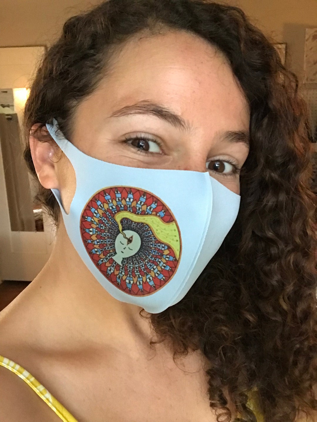 Translucent Fabric Mask Transcendent