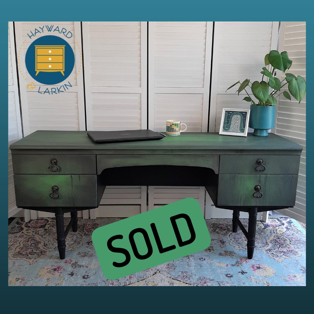 Green Dressing Table Stool - Etsy UK Green Dressing Table Stool - Etsy UK