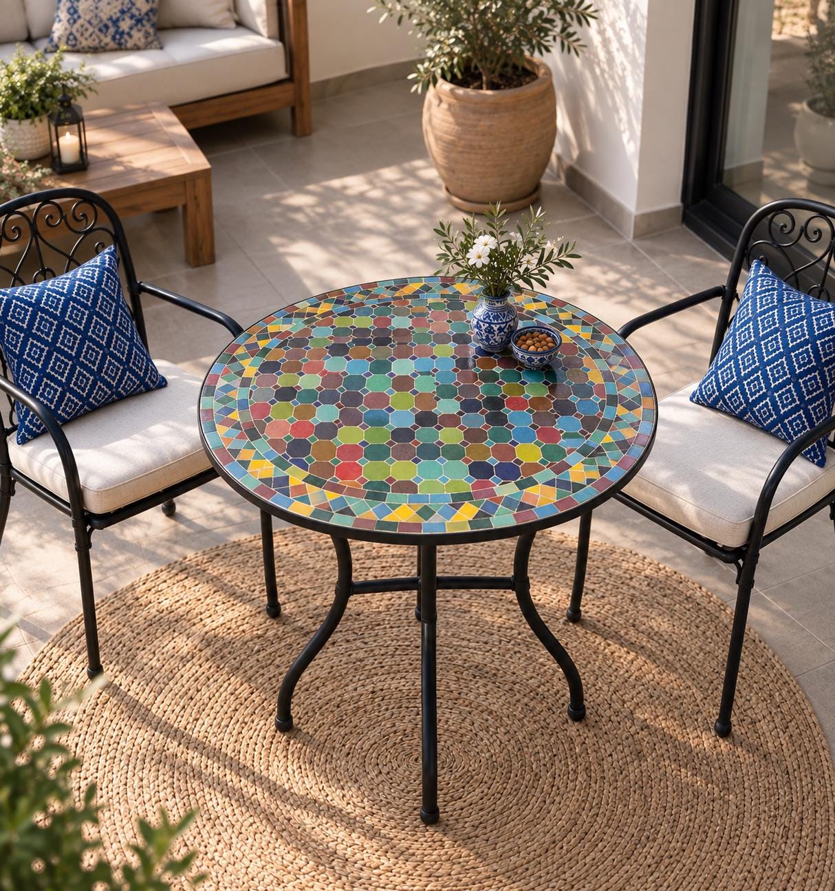 Mosaik couchtisch