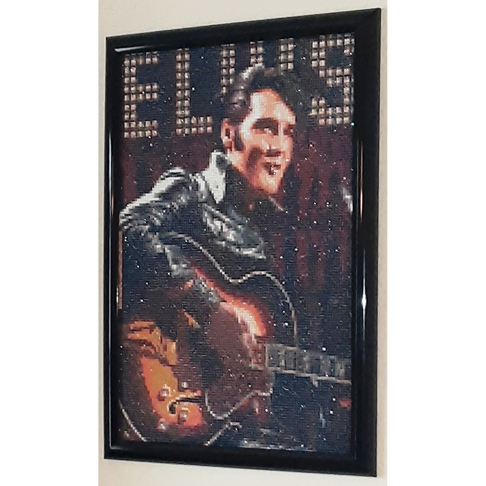 Elvis with Mic Diamond Painting - 90x70cm / Full Round Drill - Diamond  Painting Hut
