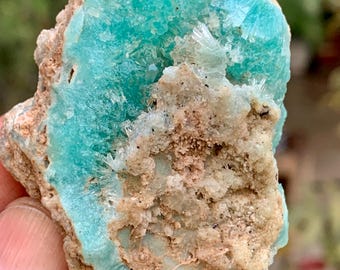 88 GM Aesthetic Rare Green Aragonite crystal type specimen from Badkhshan Afghanistan