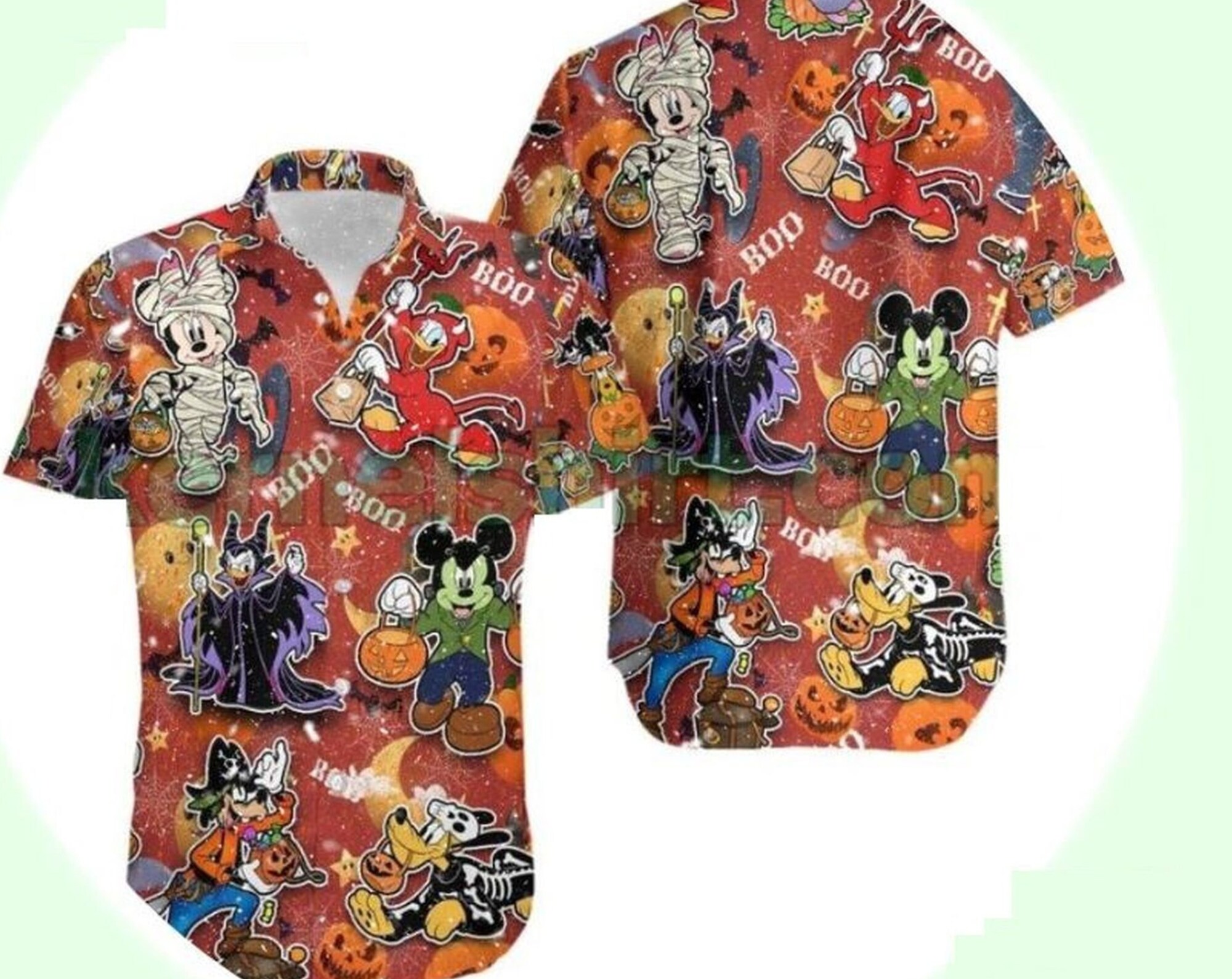 Discover Lady & The Tramp Dogs Blue Lake Disney Blue Aloha Beach Hawaiian Shirt