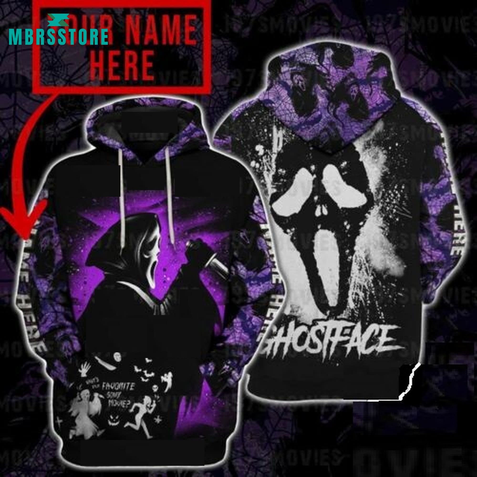 Personalized The Ghostface cream Hoodie 3D