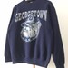 Vintage Georgetown Hoyas University Crewneck Sweatshirt, Vintage Sweatshirt 
