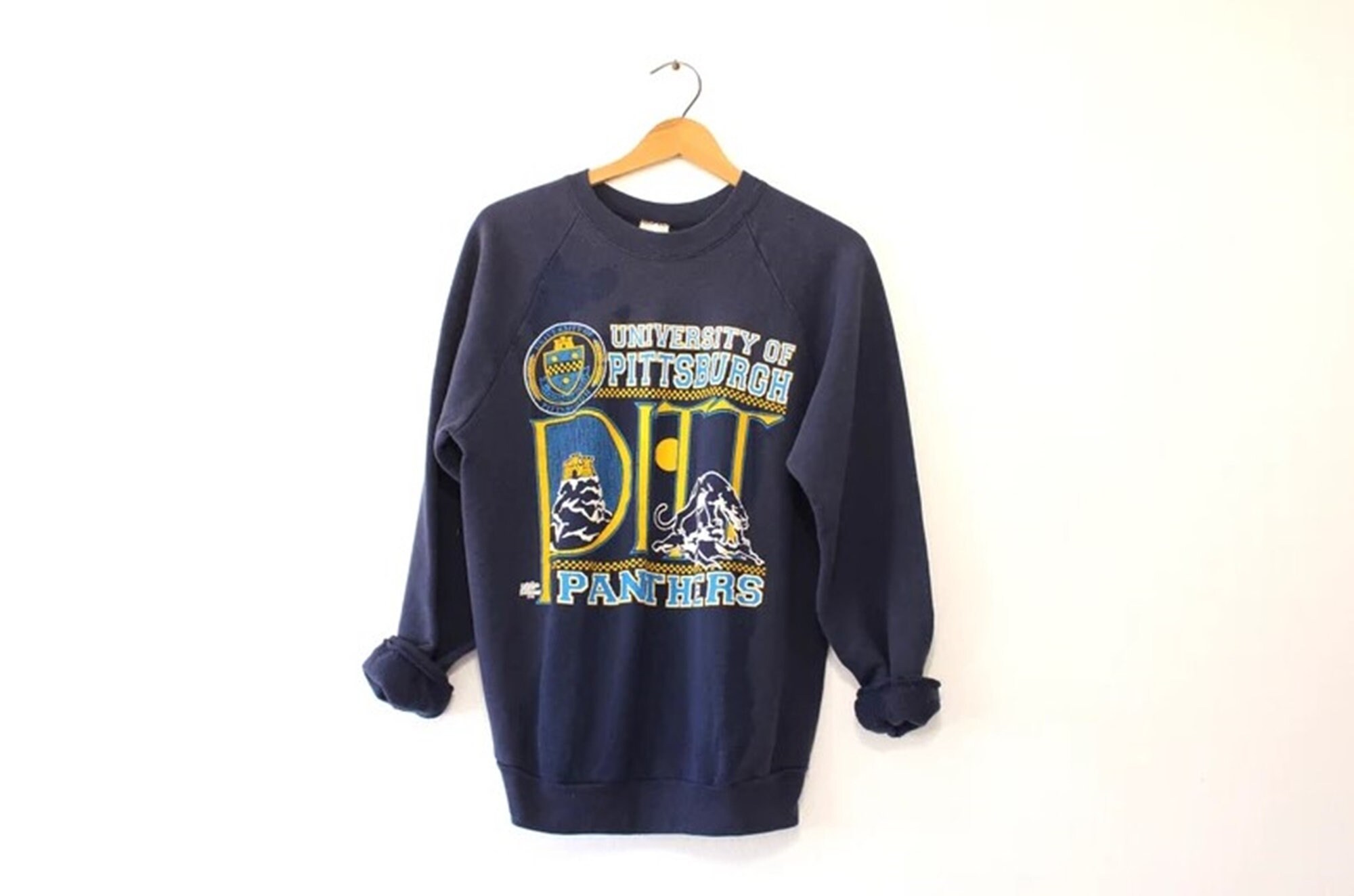 Pittsburgh Pitt Panthers Crewneck - Etsy