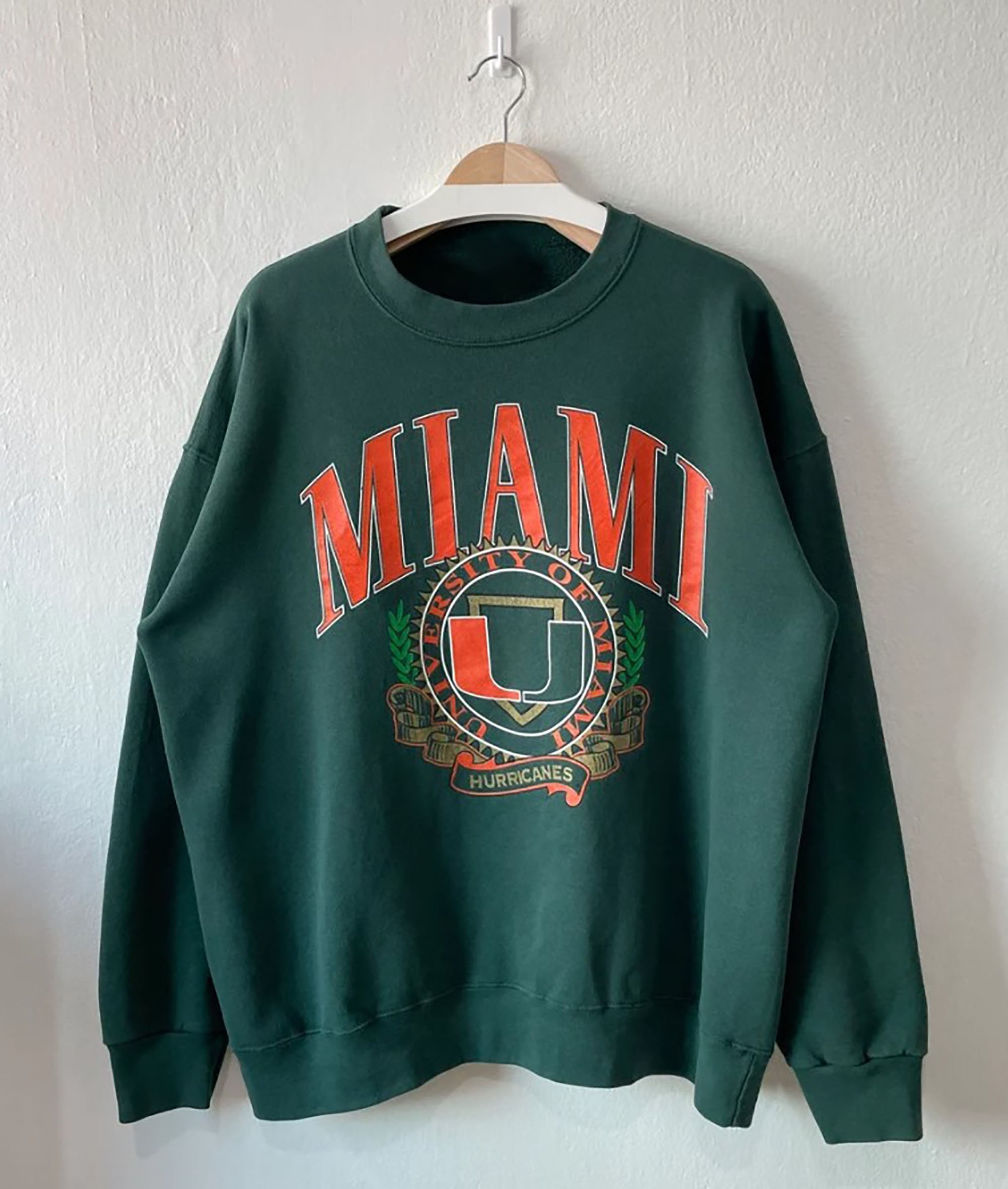 Miami Hurricanes Crewneck Sweatshirt 