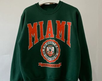 Miami Hurricanes Crewneck Sweatshirt 