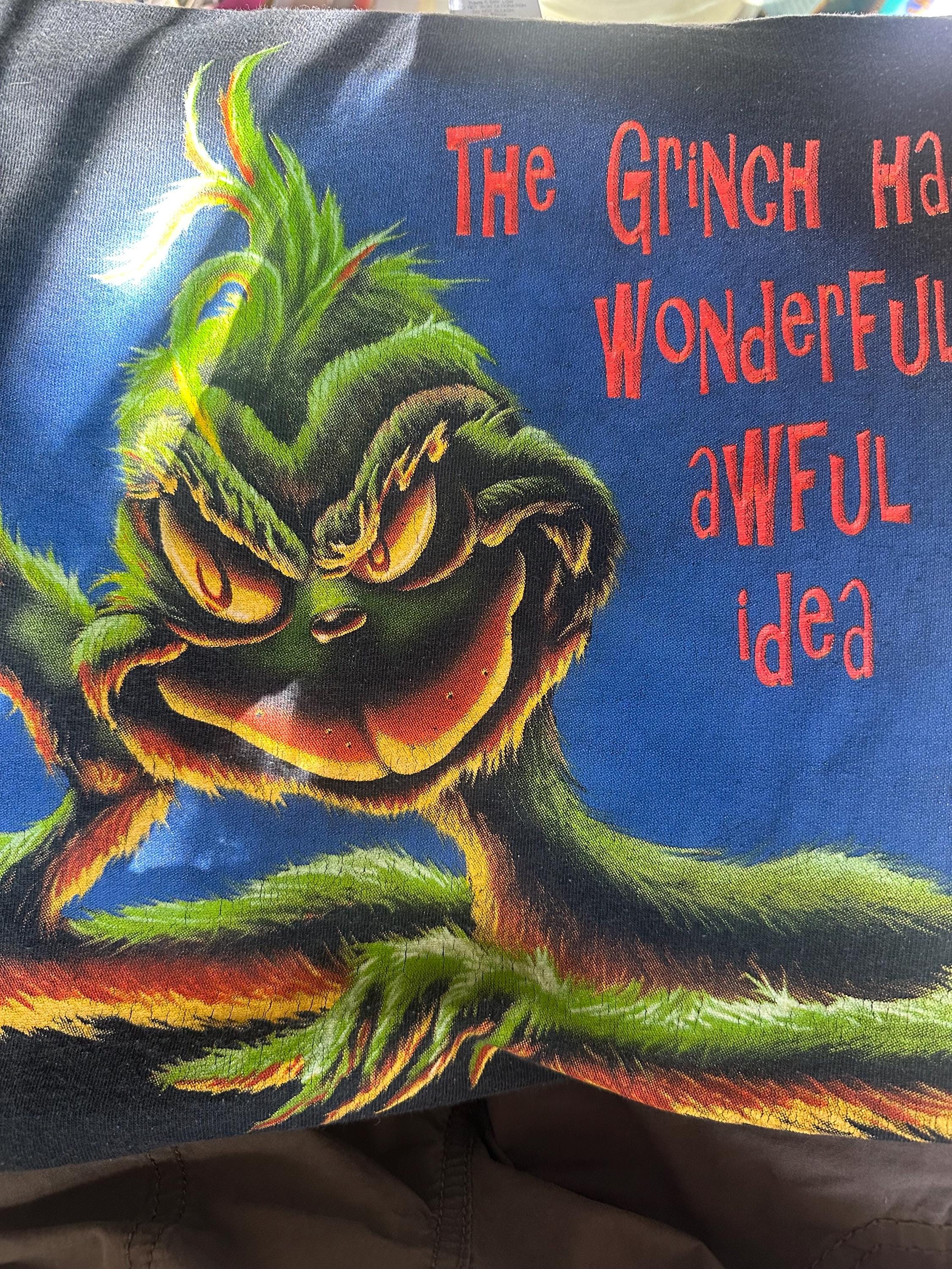 Vintage Retro 1997 90s Single Stitch the Grinch Dr Suess T