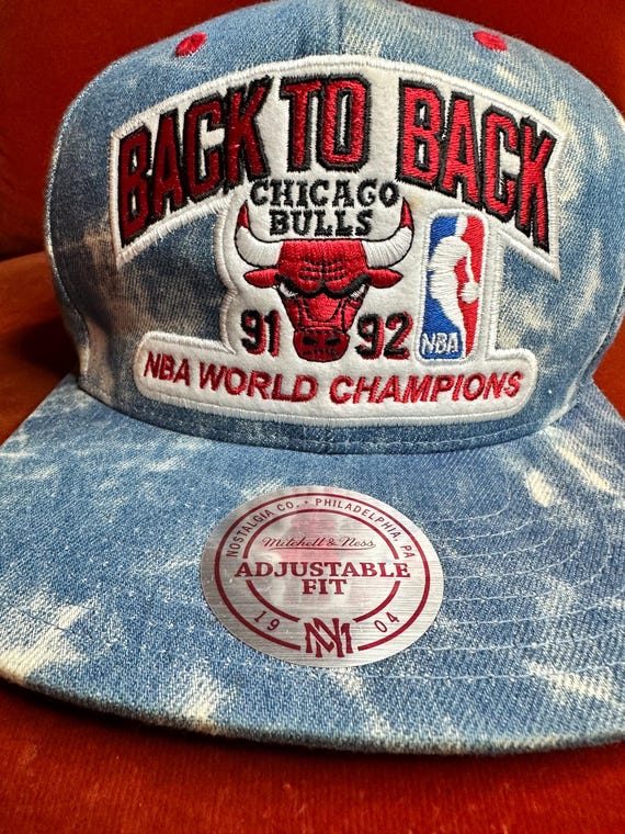 Vintage Chicago Bulls Back to Back NBA 1991 1992 World Champions