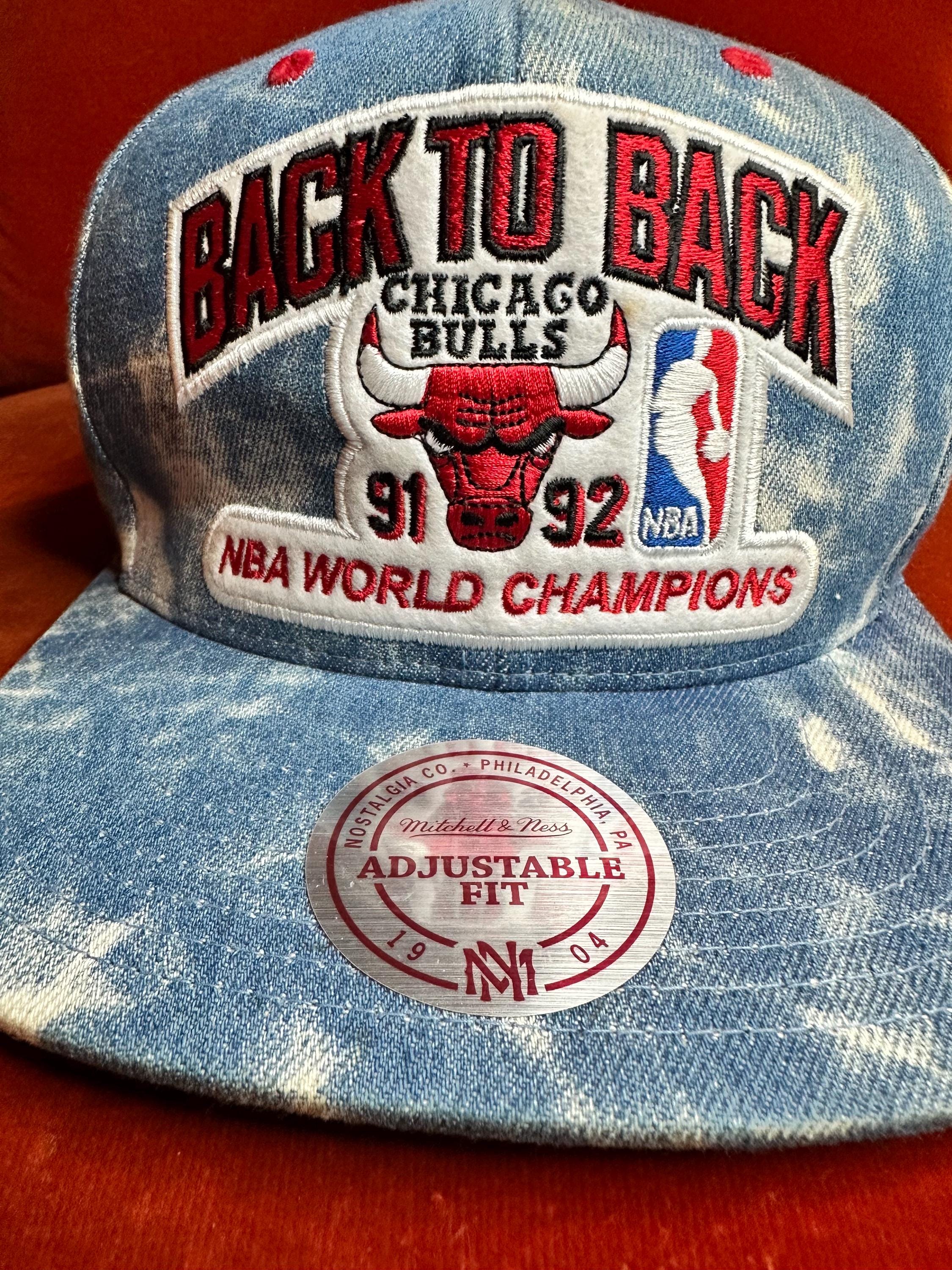 Vintage Chicago Bulls Back to Back NBA 1991 1992 World Champions