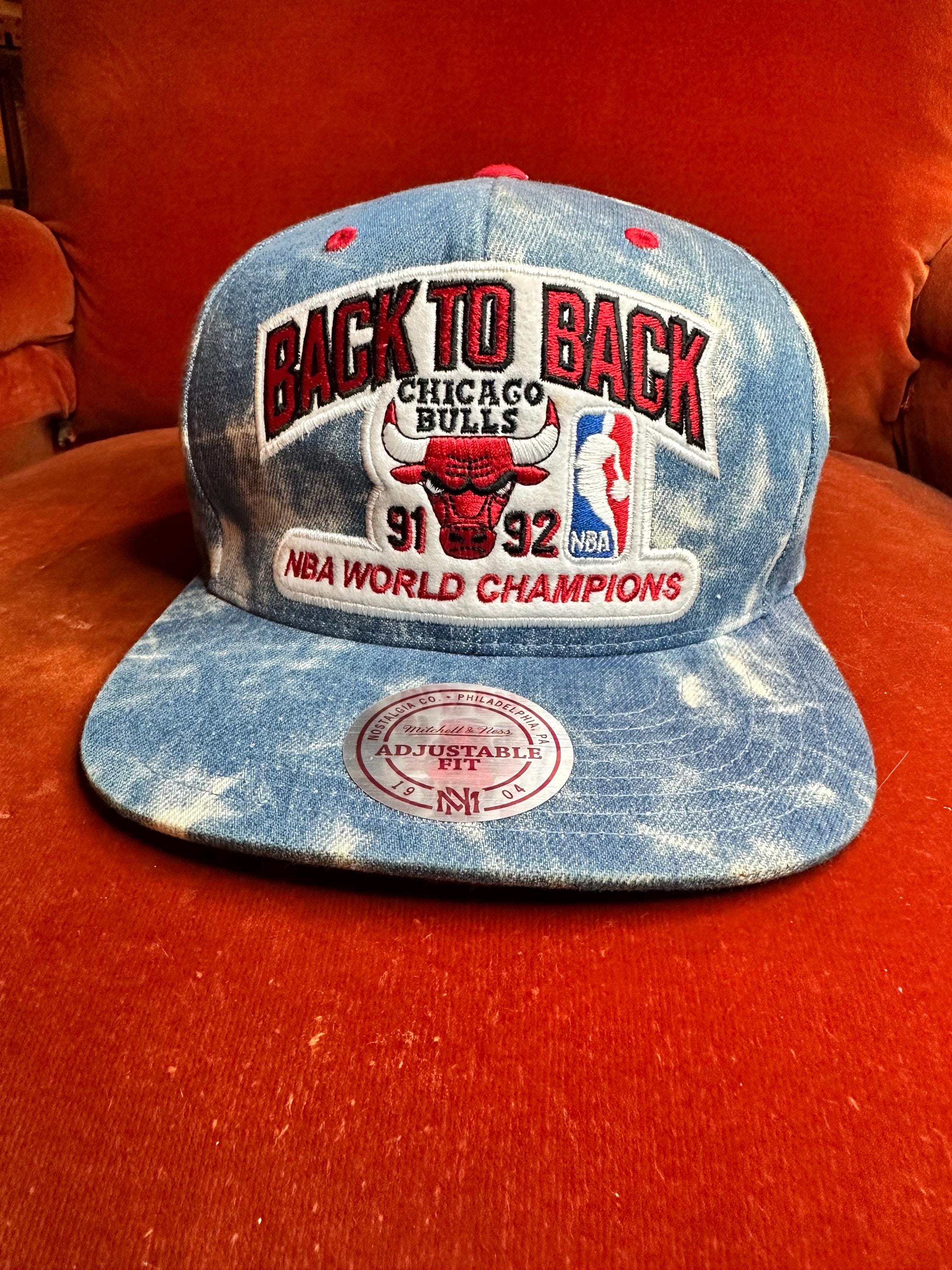 Vintage Chicago Bulls Back to Back NBA 1991 1992 World Champions