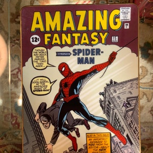 The Franklin Mint Heirloom Recommendation Amazing Fantasy 1962 Introducing Spider-Man Limited Edition Collectible Plate Plus Certificate