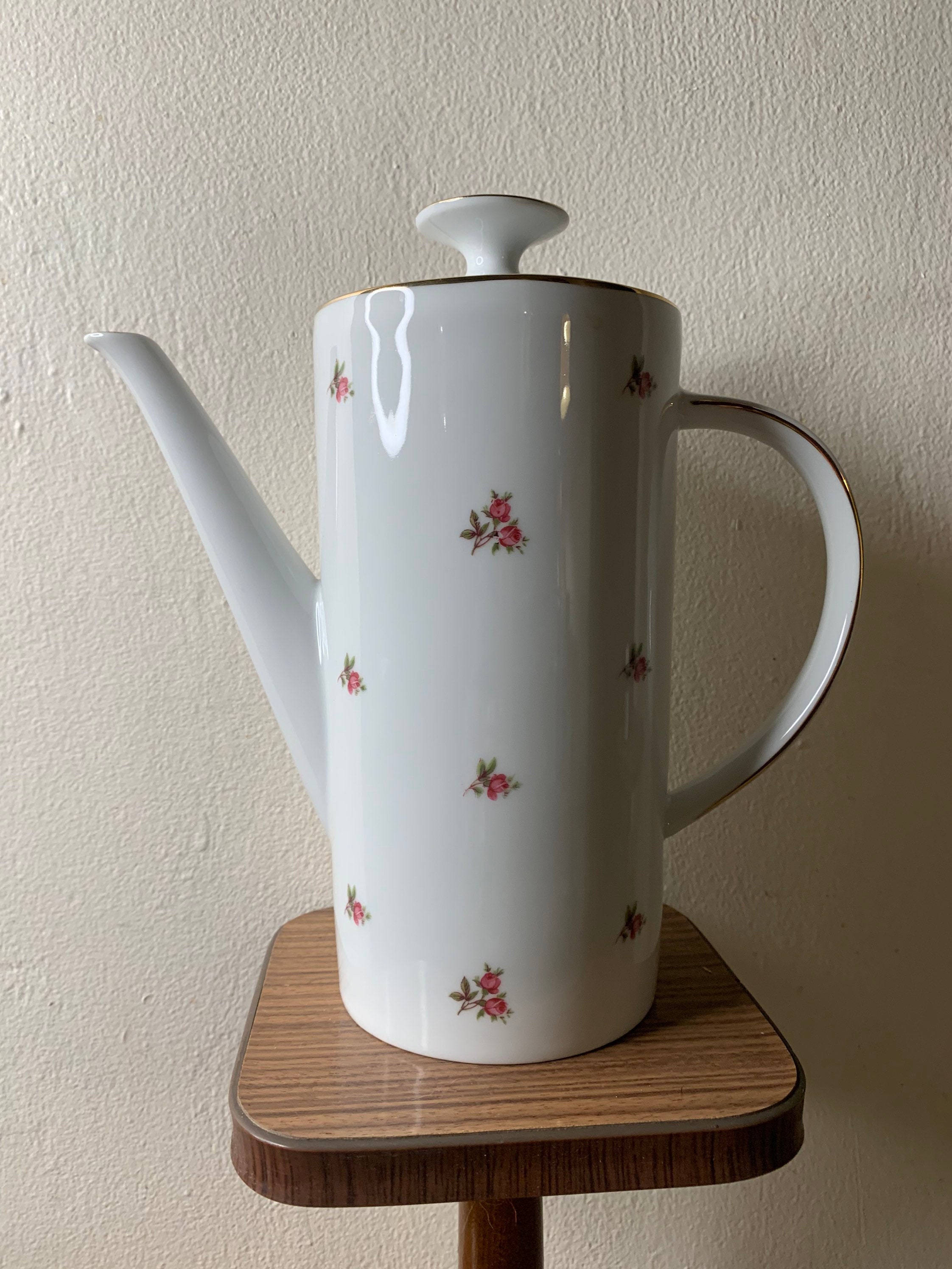 Vintage Winterling Roslau Bavaria Germany Pink Rosebud Tea Pot Etsy