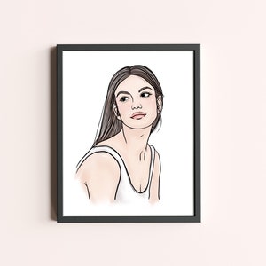 Indywidualny portret akwarelowy, Indywidualny portret cyfrowy, Indywidualna ilustracja, Rysunek ze zdjęcia, Spersonalizowany portret, Prezent rocznicowy