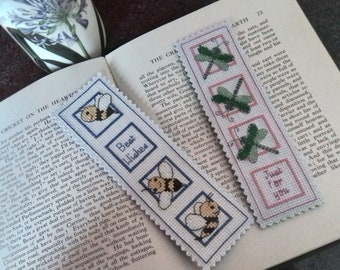 Sentiment Greeting Bookmark, Best Wishes Bookmark, Best Wishes Gift, Bee Gift, Just For You Gift, Dragonfly Gift, Just For You Gift