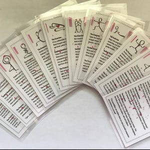 Cartes de yoga de poche