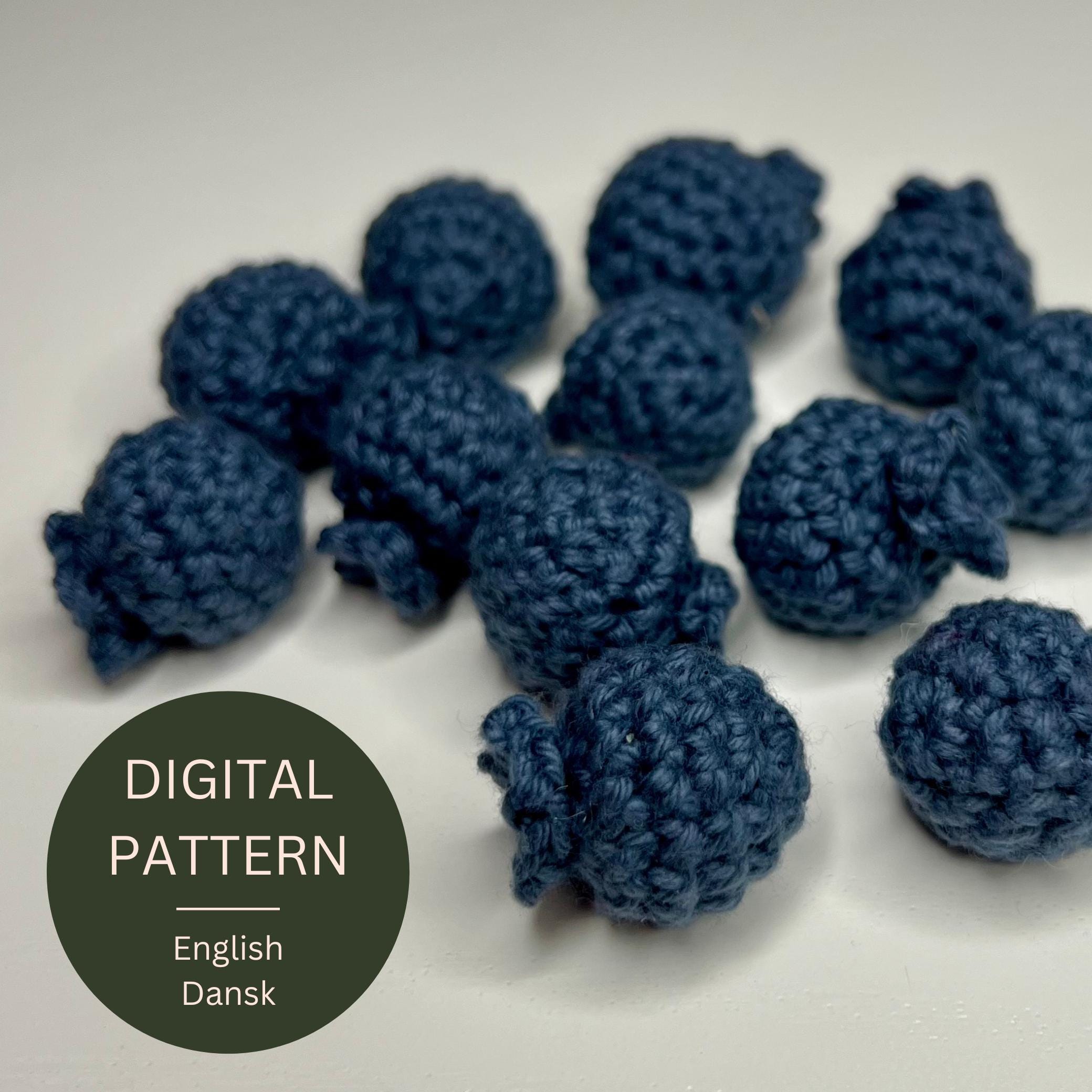 30 Blueberry Crochet Patterns for Fruit-Inspired Amigurumi, Keychains, Plushies, and More 3 Blueberry Crochet Pattern: Play Food Berry (PDF)