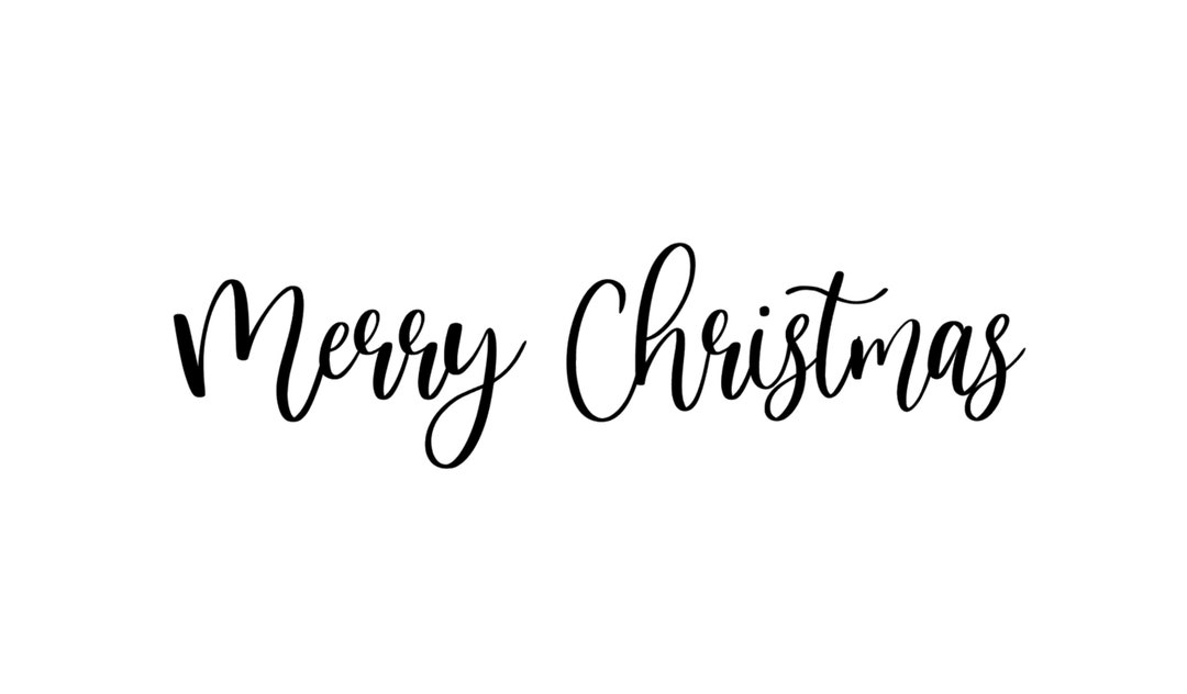 Merry Christmas Vinyl Decal Sticker Great for Balloons/gift Etsy