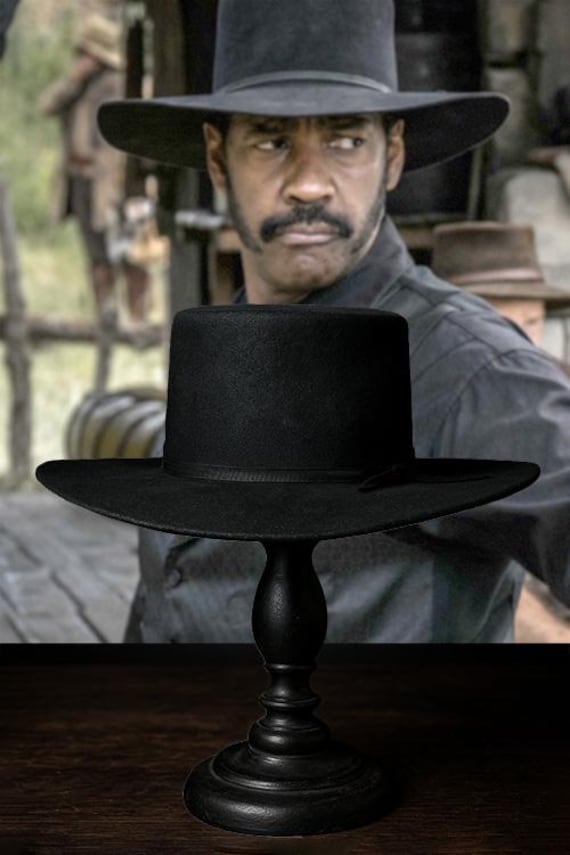 Sam Chisolm Hat Replica | Custom Distressed Gambler Hat | the