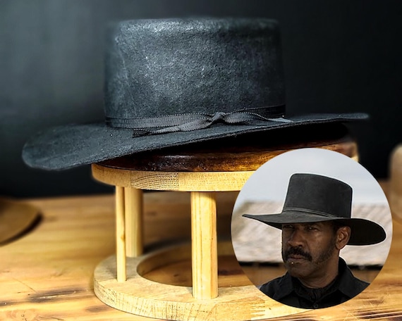 Sam Chisolm Hat Replica Custom Distressed Gambler Hat the Magnificent Seven Western Hat for Men Etsy