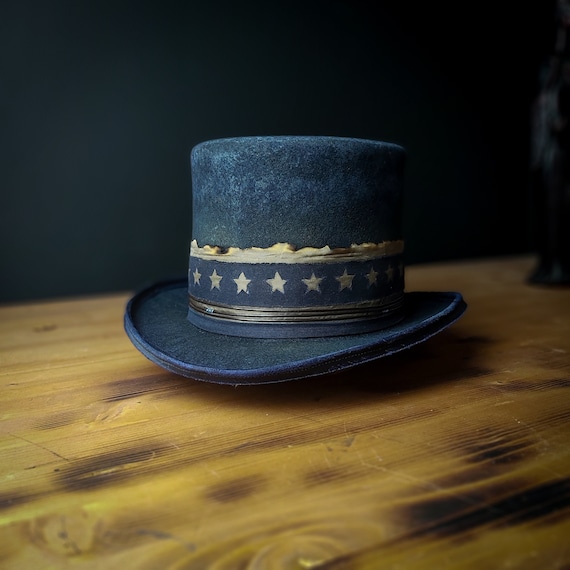 Custom distressed steampunk hat | Mr. Sandman | Top Hat | Victorian Hat