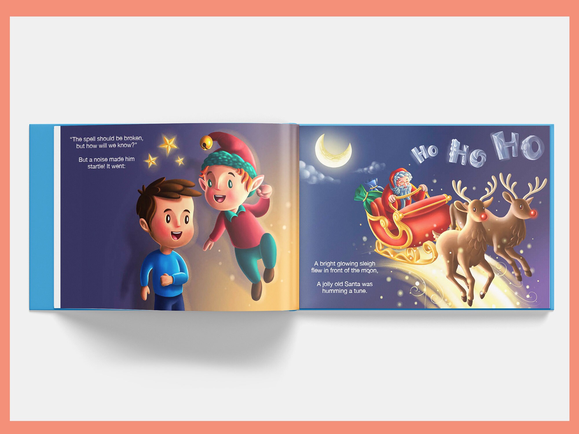Personalized Christmas Book for Children. the Boy Who Saved Etsy UK