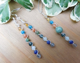 Tú eres Mi Universo, Collar de Planetas, Serie Espacial Original, Joyas Científicas, Sistema Solar, Vía Láctea, Planetoide, Órbita, Cuerpo Celeste