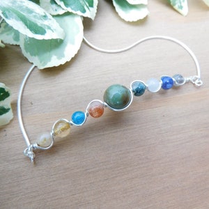 Planet Bracelet, Science Jewelry, Planet Jewellery, Solar System, Milky Way, Planetoid, Celestial Jewelry, Space Jewelry, Space Gift