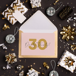 30歳の誕生日カード「ダーティサーティ」 | オーストラリア製 | リサイクル紙