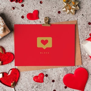 LOVE Jahrestags-Karte | Australische Herstellung | Recyceltes Papier
