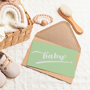 Carte-cadeau Baby Shower, Nouveau-né, Nouveau-né | Fabriqué en Australie | Papier recyclé