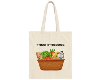 Fresh Produce Cotton Tote Bag