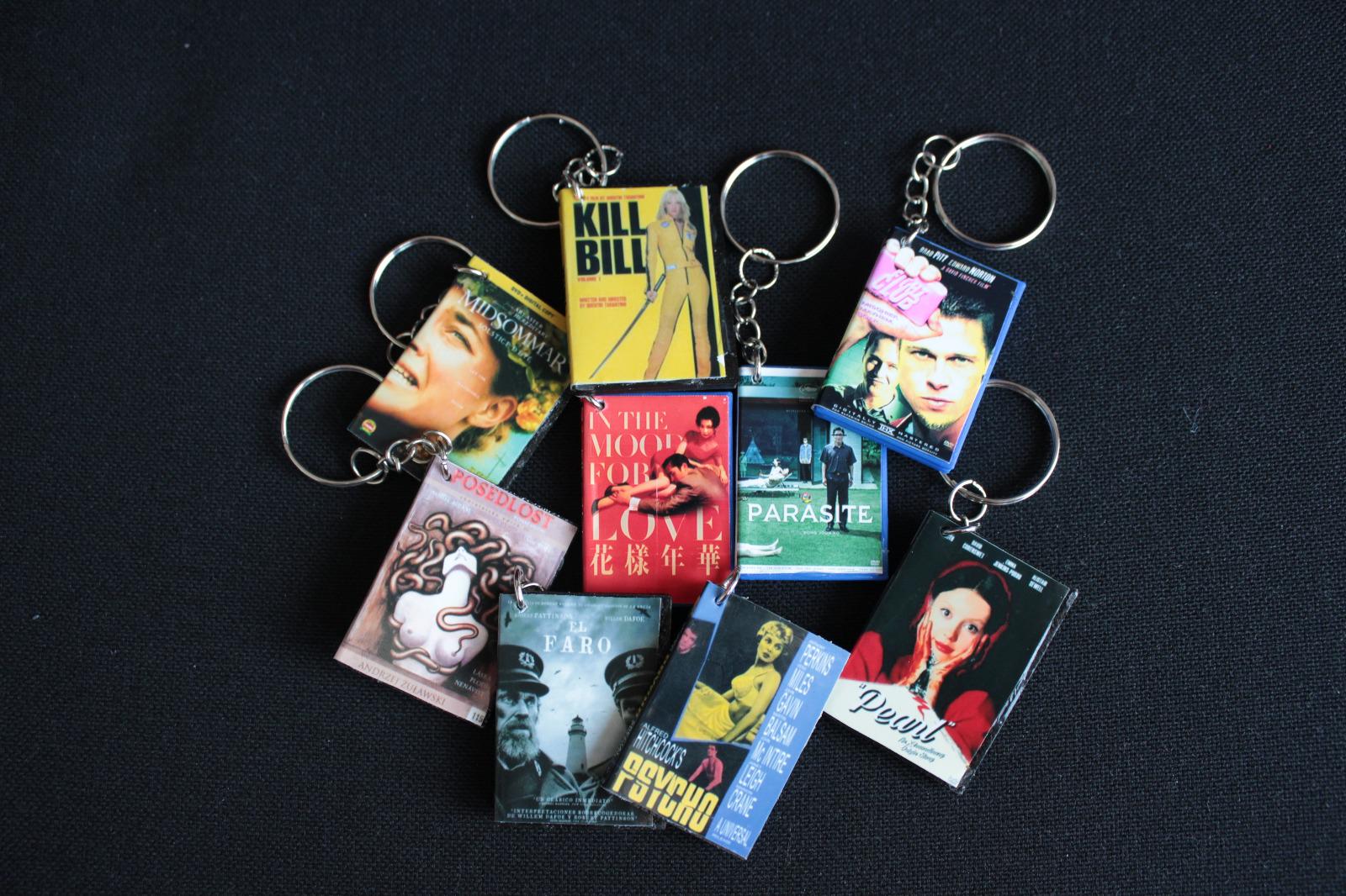 Mini DVD Keychain ANY Movie | Custom Film Keyring | Movie Night ...