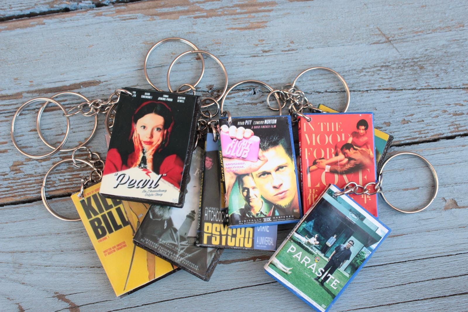 Mini DVD Keychain ANY Movie | Custom Film Keyring | Movie Night ...
