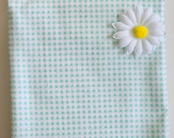 FLANNEL GINGHAM MINT, Fabric