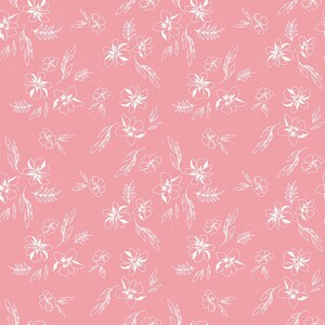 BERRY MARKET SKETCHES - Peony,  By Beverly McCullough for Riley Blake Designs
