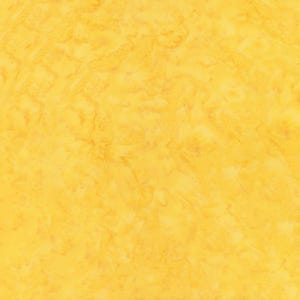 May include: A seamless fabric with a mottled, textured pattern in shades of yellow and gold. The design has a watercolor-like appearance, with subtle variations in color and tone, creating a soft, organic look. Ideal for quilting, apparel, or home decor projects.
