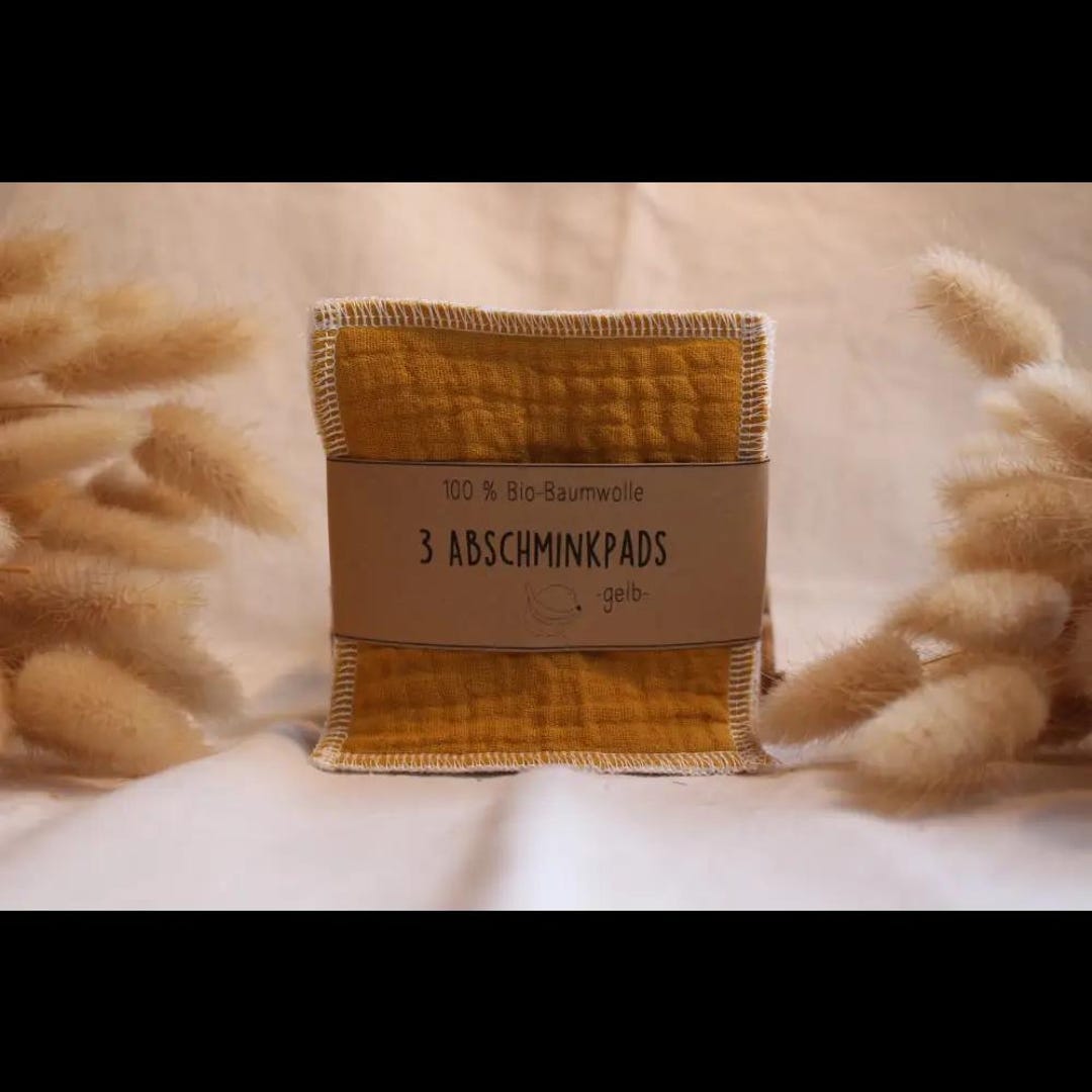 Wiederverwendbare Abschminkpads aus Bio-Baumwolle 1,3er Set